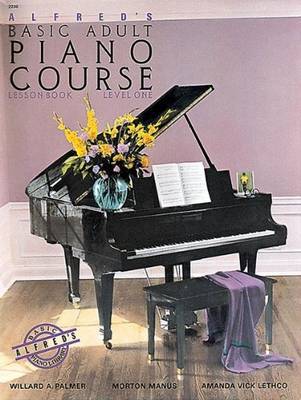 Alfred'S Basic Adult Piano Course Lesson 1 by Willard A Palmer image
