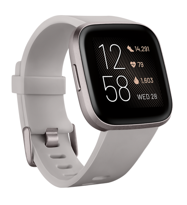 Fitbit Versa 2 Health & Fitness Smartwatch - Stone/Mist