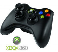 Xbox 360 Wireless Controller - Black (PC compatible) on X360