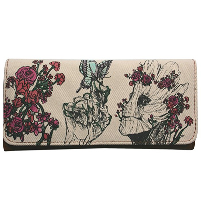 Loungefly Marvel GOTG Groot Floral Wallet image