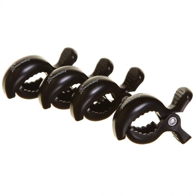 Strollerbuddy® Stroller Clips - Black (4 Pack) image