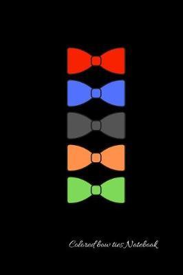 Colored Bow Ties Notebook image