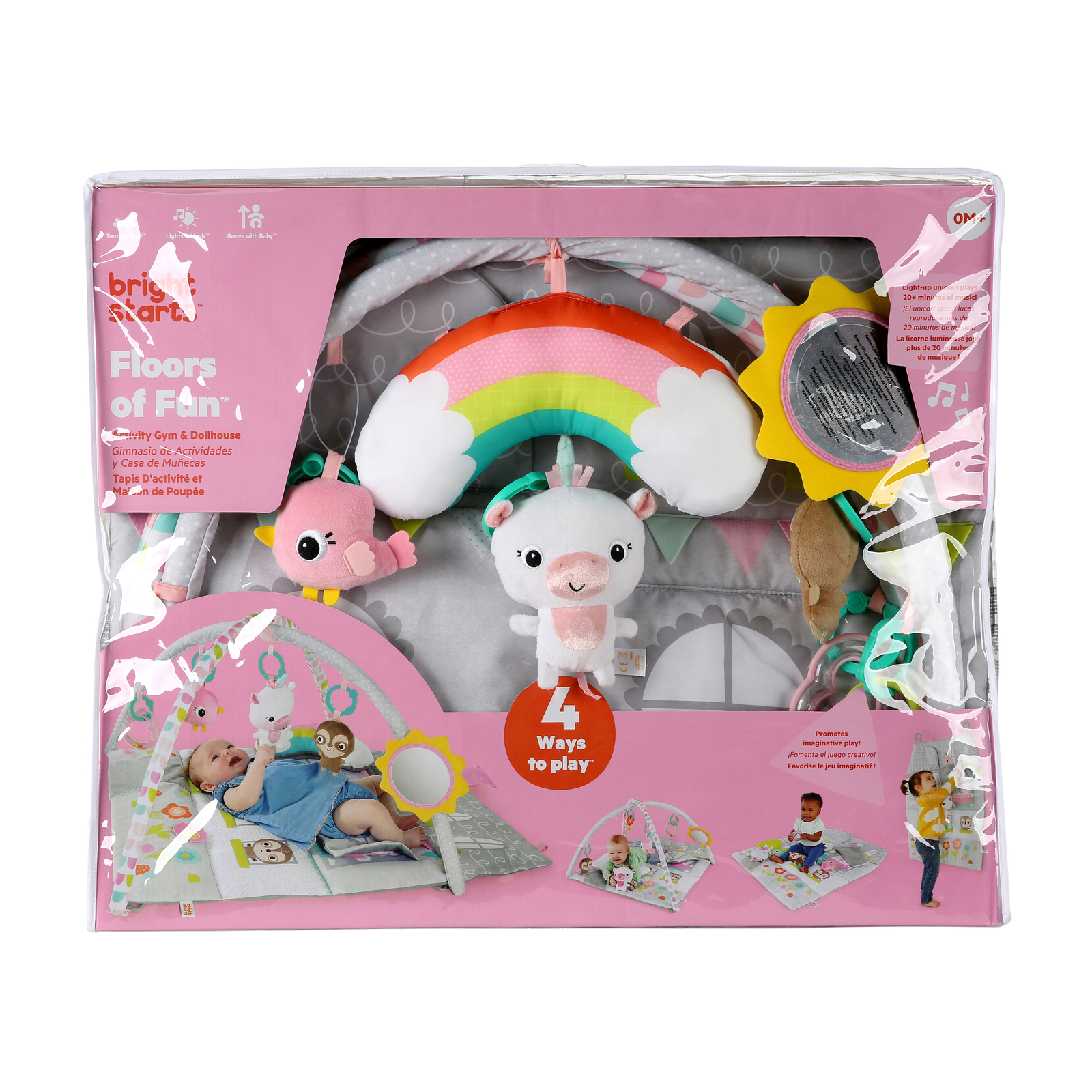 Buy Bright Starts Activity & Dollhouse Gym at Mighty Ape NZ
