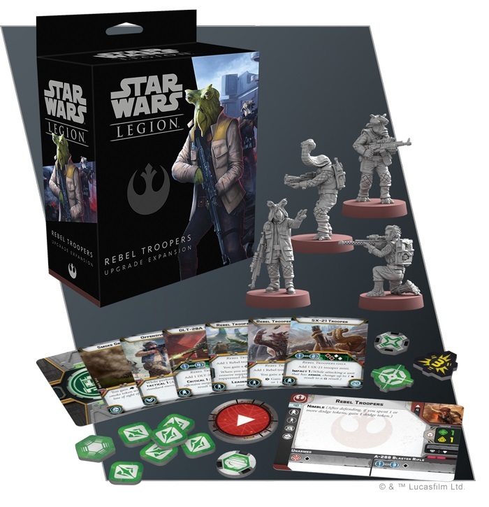 Star Wars Legion: Rebel Troopers Upgrade Expansion image