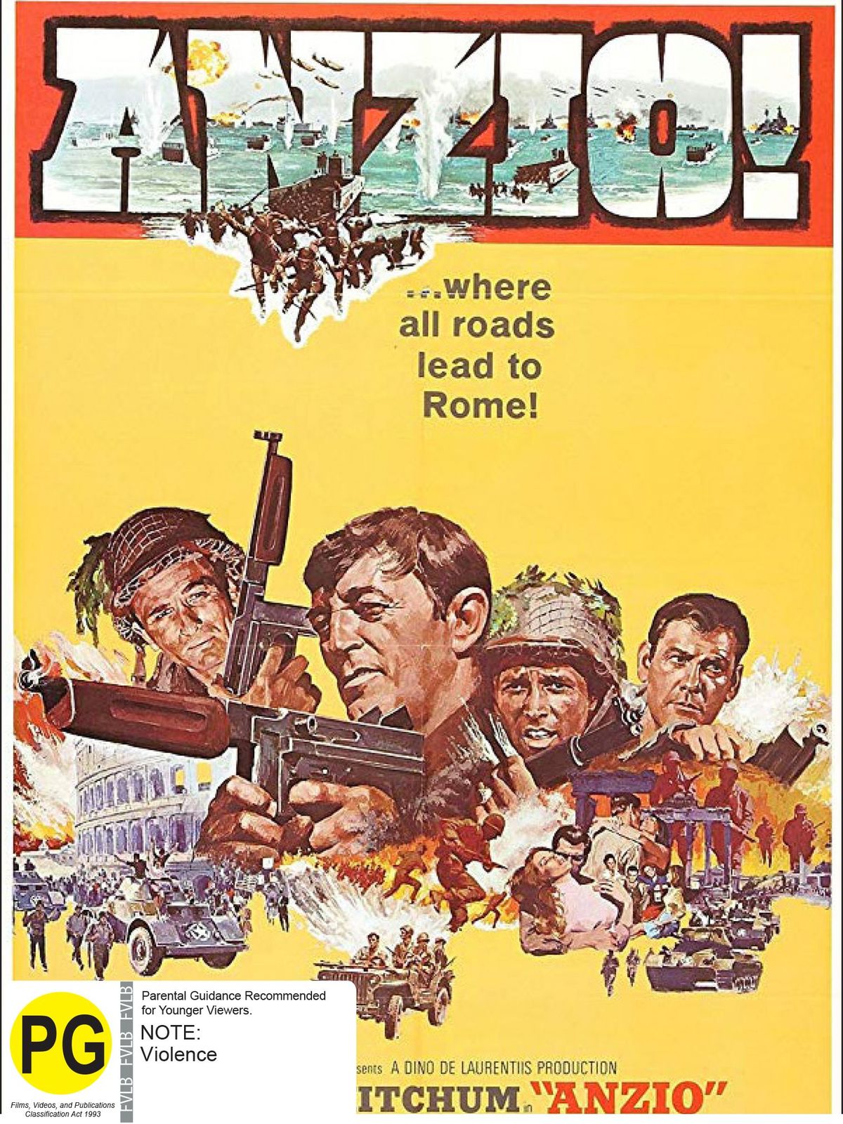 Anzio (Combat Classics) on DVD image