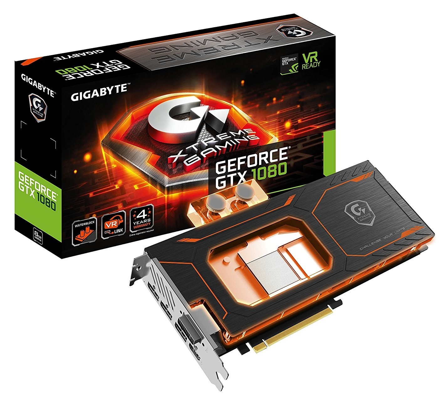 Gigabyte GeForce GTX 1080 8GB Xtreme Gaming WaterForce | at Mighty Ape NZ