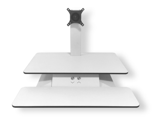 Officeport Electric Standesk - Single Monitor (White) image