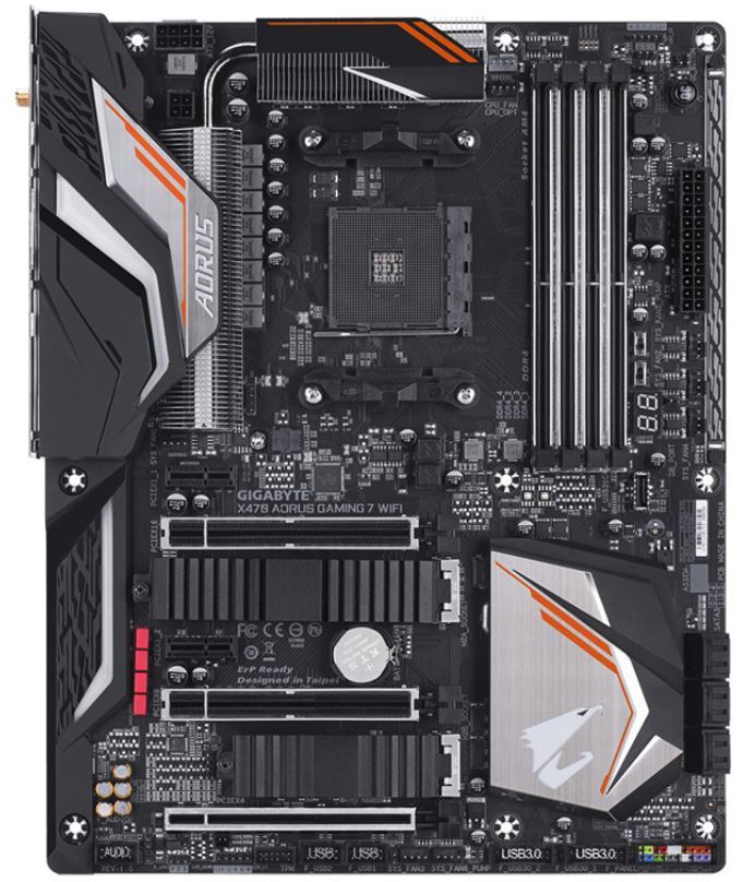 Gigabyte X470 AORUS GAMING 7 WIFI For AMD Ryzen