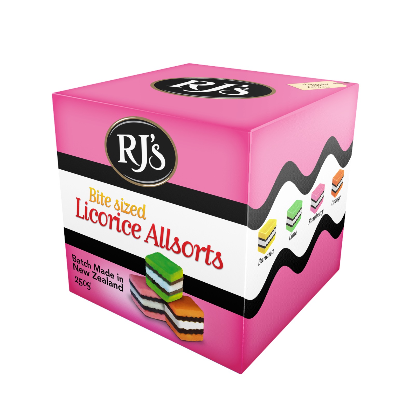 RJ's Bite Sized Licorice Allsorts 250g at Mighty Ape NZ