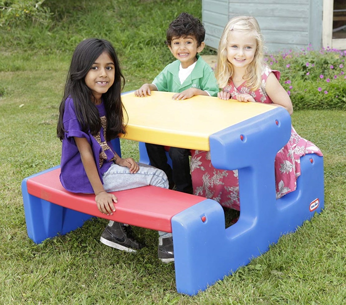 Large Picnic Table - Primary (Blue) image