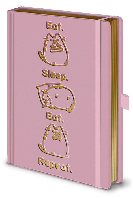 Pusheen: A5 Premium Notebook - Eat. Sleep. Eat. Repeat. image