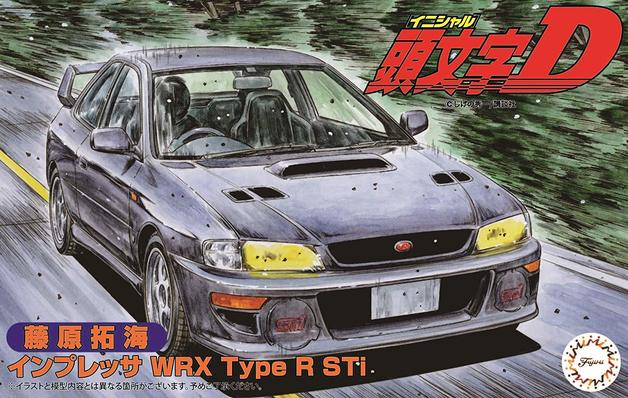 1 24 Impreza Wrx Type R Sti Takumi Fujiwara Model Kit At Mighty Ape Nz