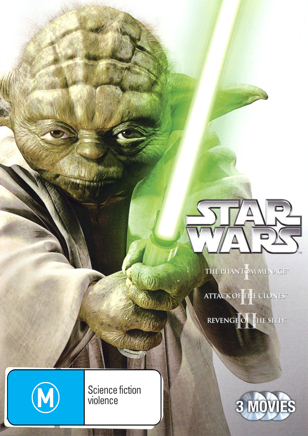 Star Wars I, II, III (Prequel Trilogy) on DVD image