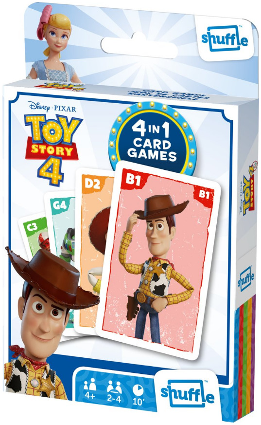 Shuffle: 4-In-1 Card Games - Toy Story 4 image