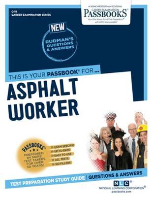 Asphalt Worker by National Learning Corporation image