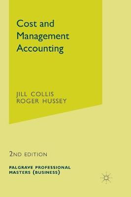 Cost and Management Accounting by Jill Collis image