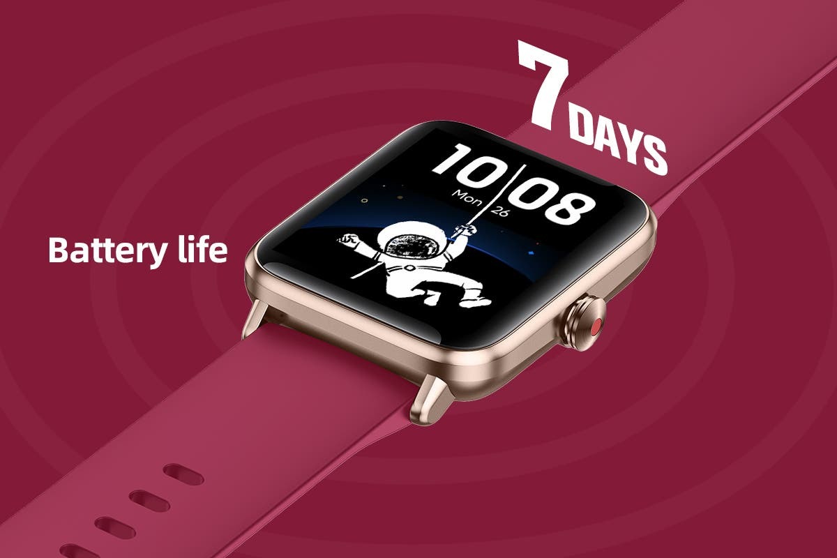 Kogan Active+ II Smart Watch (Coral Red) at Mighty Ape NZ