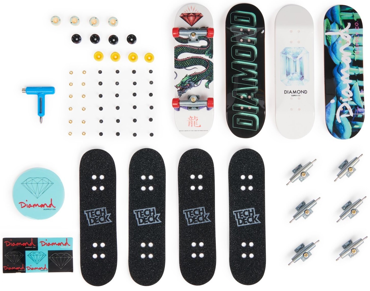 Buy Tech Deck Fingerboards 4Pack Diamond at Mighty Ape NZ