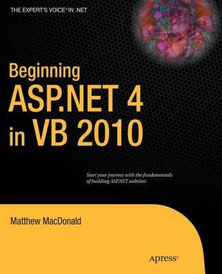 Beginning ASP.NET 4 in VB 2010 by Matthew MacDonald image