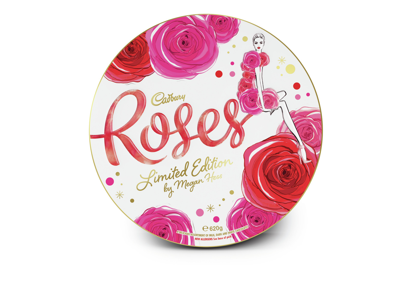 Cadbury Roses Limited Edition Megan Hess Tin (620g) at Mighty Ape NZ