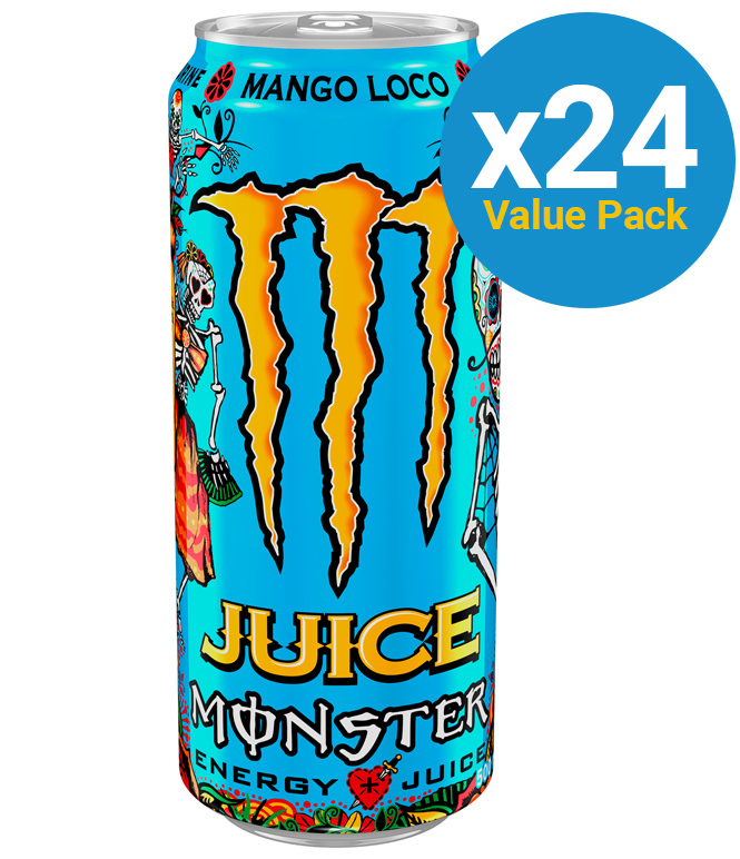 Monster Energy Juice Mango Loco 500ml (24 Pack) image