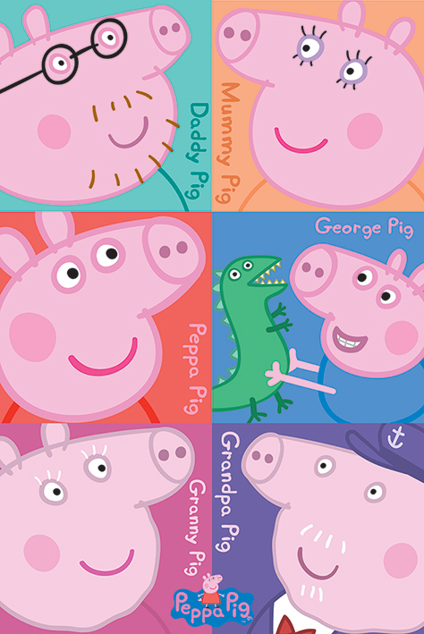 Peppa Pig - Squares Maxi Poster (577)