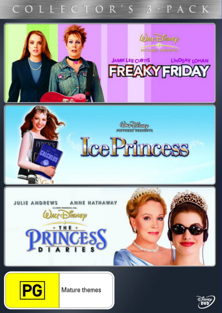 Freaky Friday (2003) / Ice Princess / The Princess Diaries - Collector's 3-Pack (3 Disc Set) on DVD image