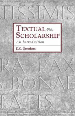 Textual Scholarship by David C. Greetham image