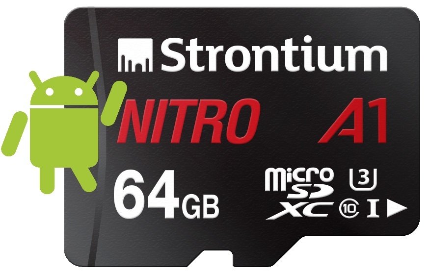 Strontium Nitro A1 Micro SD Card with Adaptor - 64GB