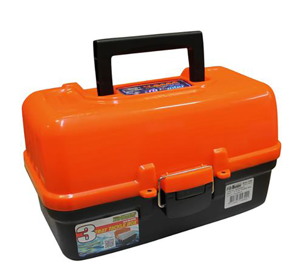 Pro Hunter Three Tray Tackle Box - Red/Orange image