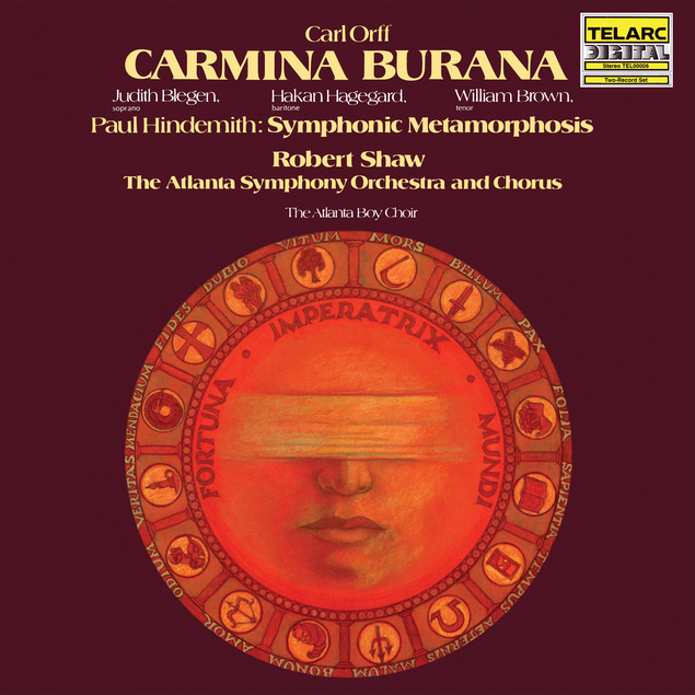 Orff: Carmina Burana / Robert Shaw/Atlanta Symphony Orchestra and Chorus, Soloists: Judith Blegen, Hakan Hagegard and William Brown by Orchestre Symphonique De Montreal image