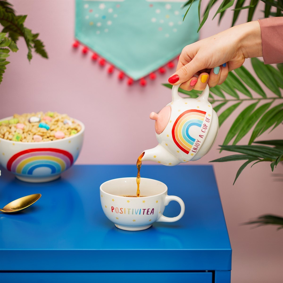 Rainbow Positivitea Tea For One at Mighty Ape NZ