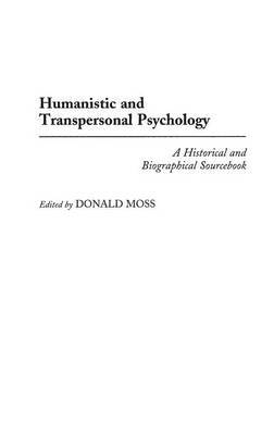 Humanistic and Transpersonal Psychology by Donald Moss image