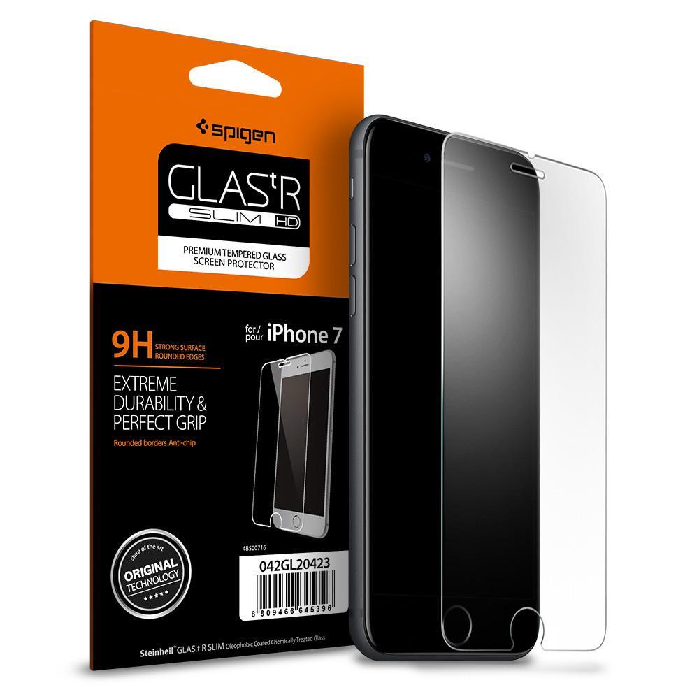 Spigen: iPhone 7 - Premium Tempered Glass Screen Protector