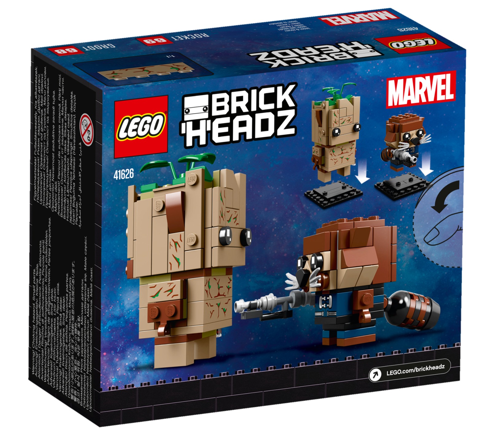 groot rocket brickheadz