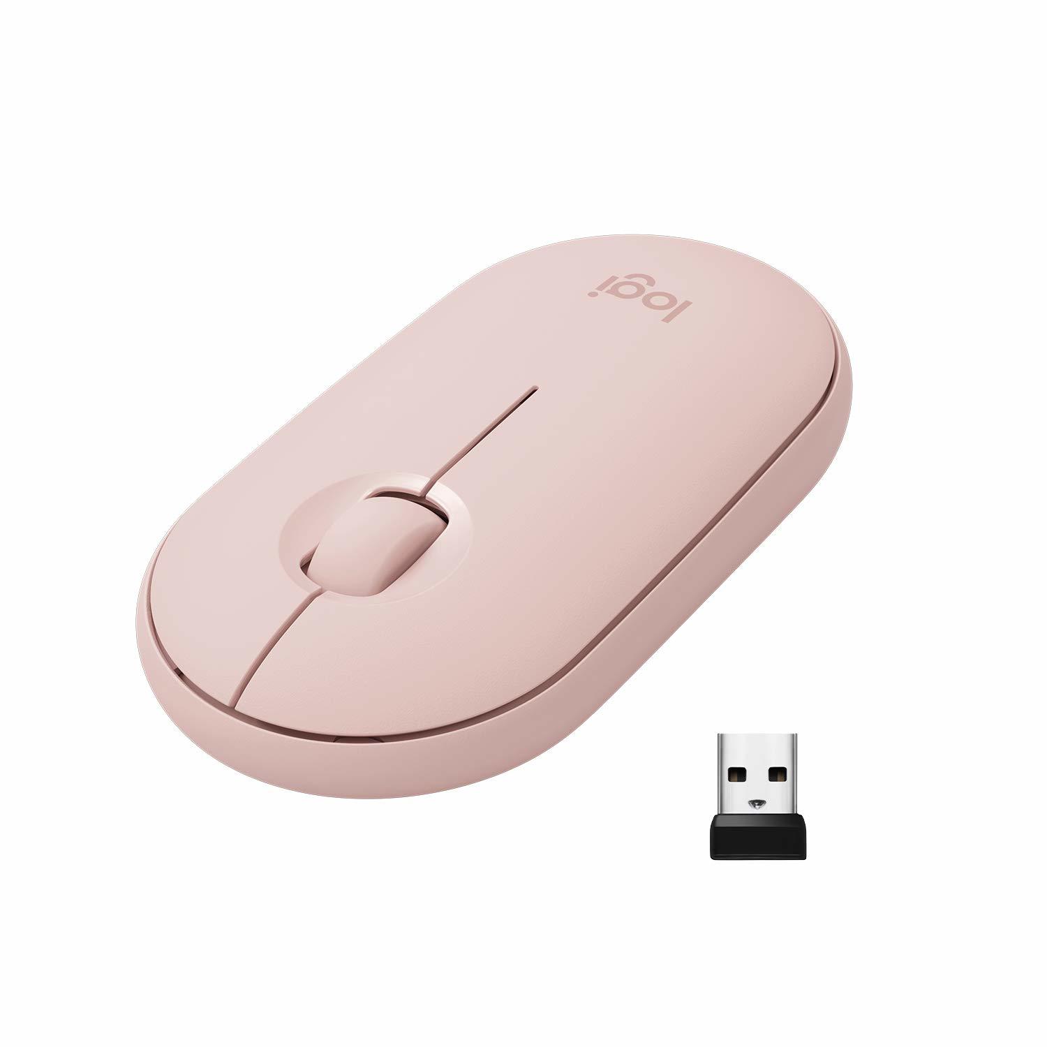 Logitech Pebble Bluetooth & Wireless Mouse Rose image