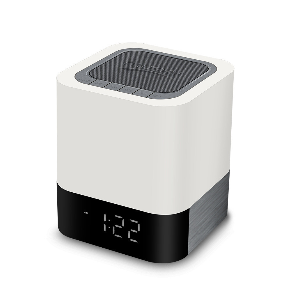 Bluetooth Speaker Alarm Clock with Night Lamp at Mighty Ape NZ