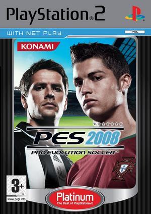 Pro Evolution Soccer 2008 (Platinum) on PS2