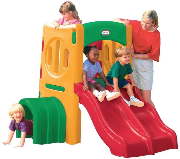 little tikes gym with slide