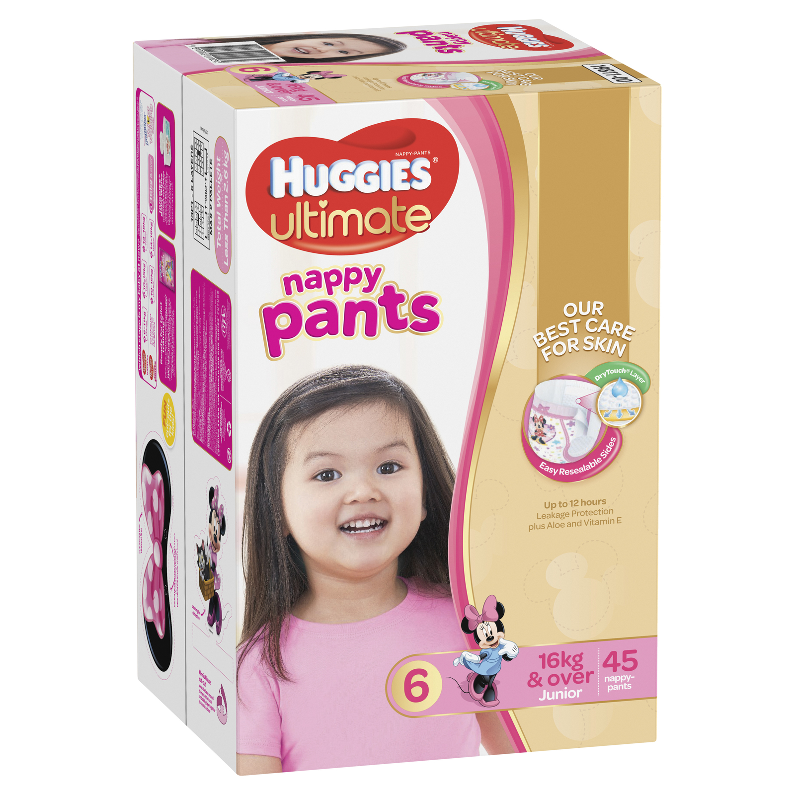 Huggies Ultimate Nappy Pants: Jumbo Pack - Junior Girl 16kg+ (45) image