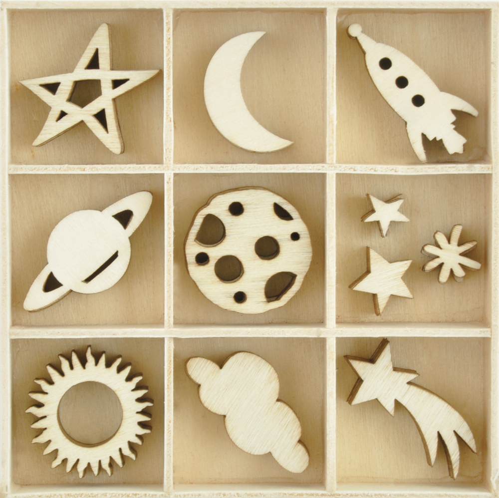 Kaisercraft: Flourish Pack - Star & Moon (55 Piece)