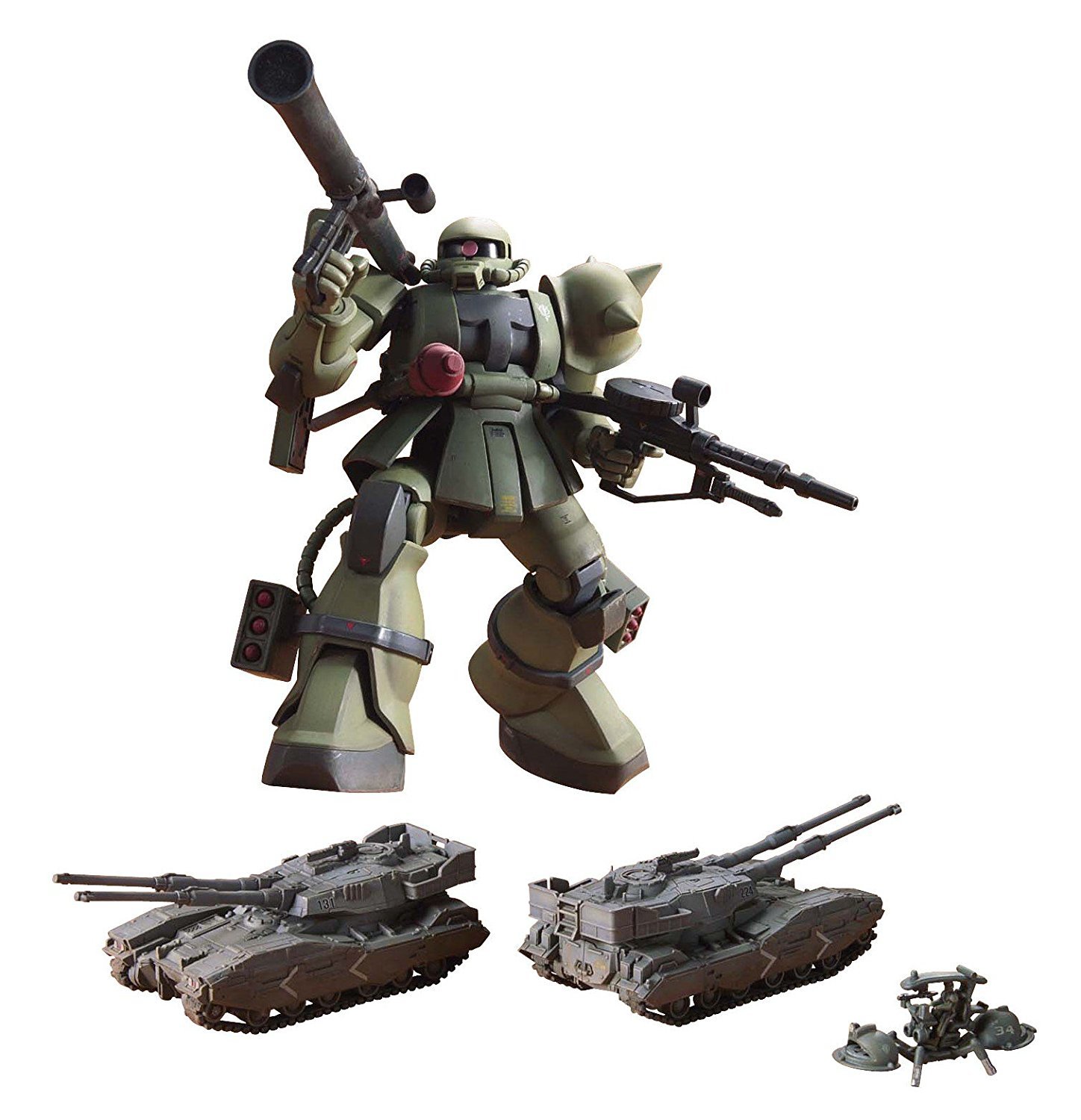 HGUC 1/144 MS-06 Zaku The Ground War Set - Model Kit image