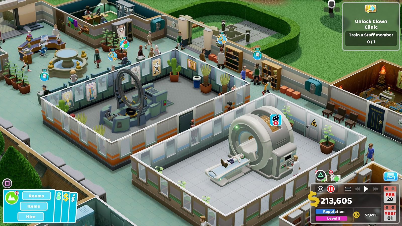 Two Point Hospital on Switch