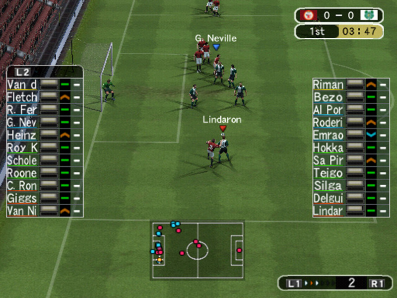 Pro Evolution Soccer Management on PS2