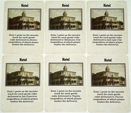 Railways of the World Western US - Board Game image