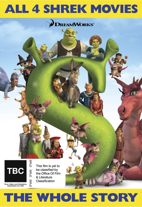 Shrek - The Whole Story Set on DVD