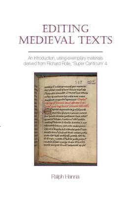 Editing Medieval Texts by Ralph Hanna image