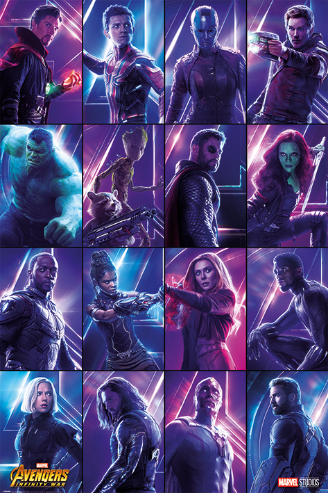 Marvel Avengers Maxi Poster - Infinity War Heroes (818) image