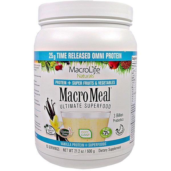 MacroLife Naturals MacroMeal Omni Vanilla (15 servings) image