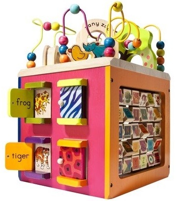 B. Zany Zoo - Wooden Activity Cube image